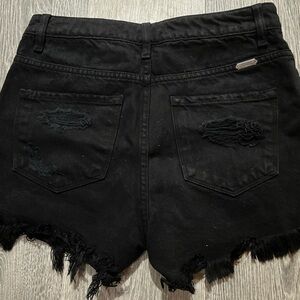 KanCan Jean Shorts - Black